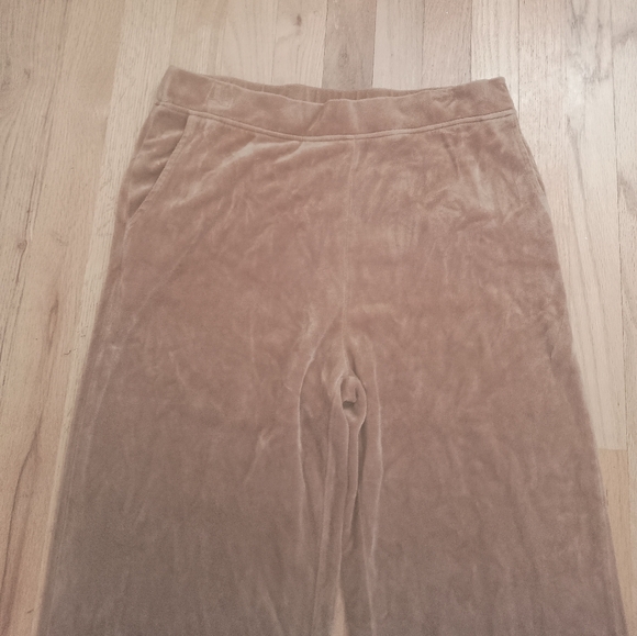 MONROW LADIES WOMENS XL VELOUR SWEATPANTS PANTS EXC SHAPE $98 - Picture 2 of 3